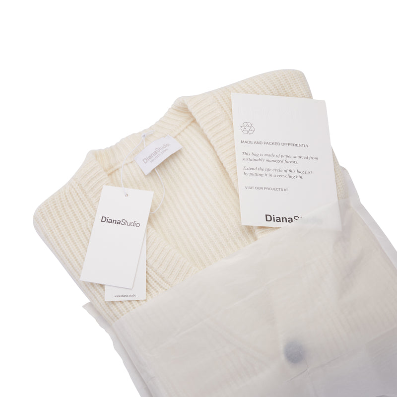 Cardigan basico in maglia perlata