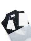 Polo in Cotone crêpe con microstruttura