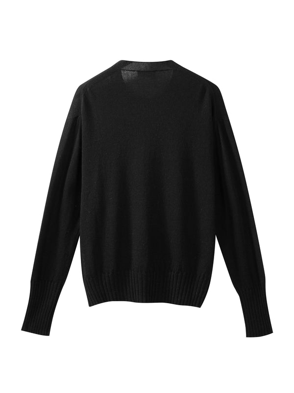 Girocollo in Lino e Cashmere