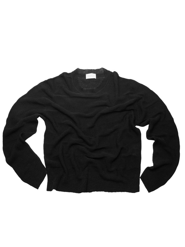 Girocollo in Lino in punto chicco di riso