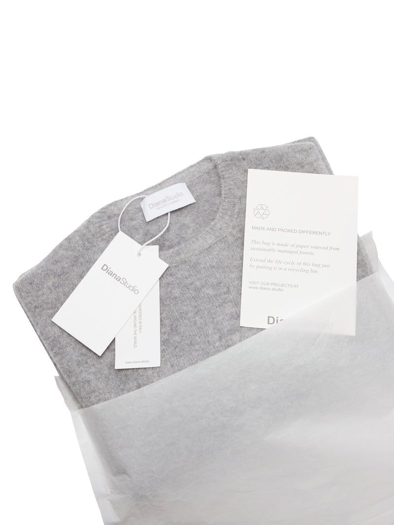 Girocollo nuvola in Cashmere e Lana