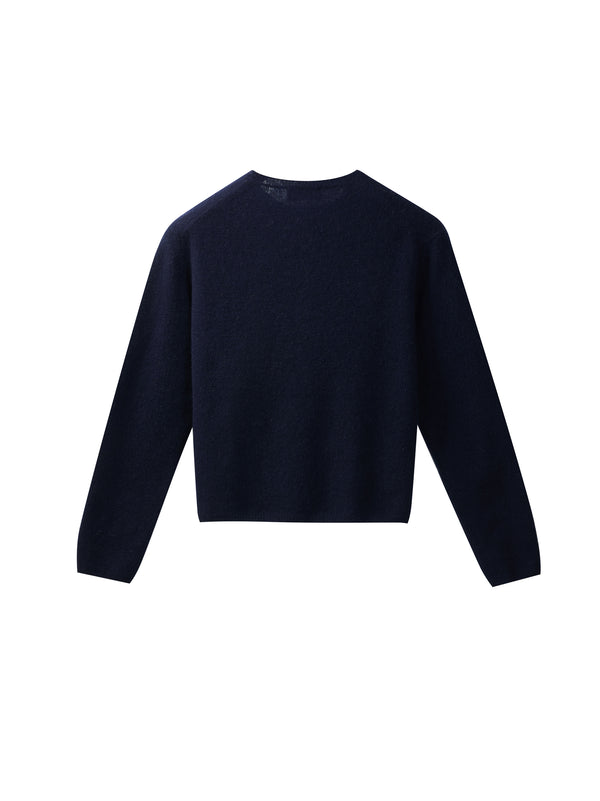 Girocollo ultra leggero in Cashmere e Lana