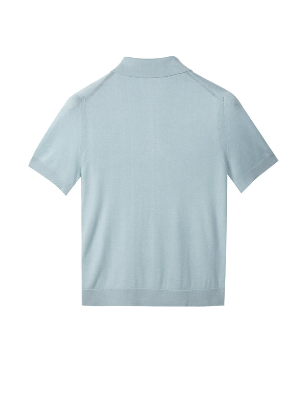 Polo in Micromodal e Seta