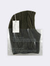 Pure wool balaclava with felted effect