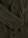 Cardigan aus reiner Wolle mit Filzeffekt