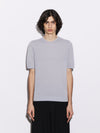 T-shirt in Cotone crêpe con microstruttura