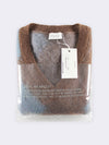 Argyle-Weste aus Superkid-Mohair