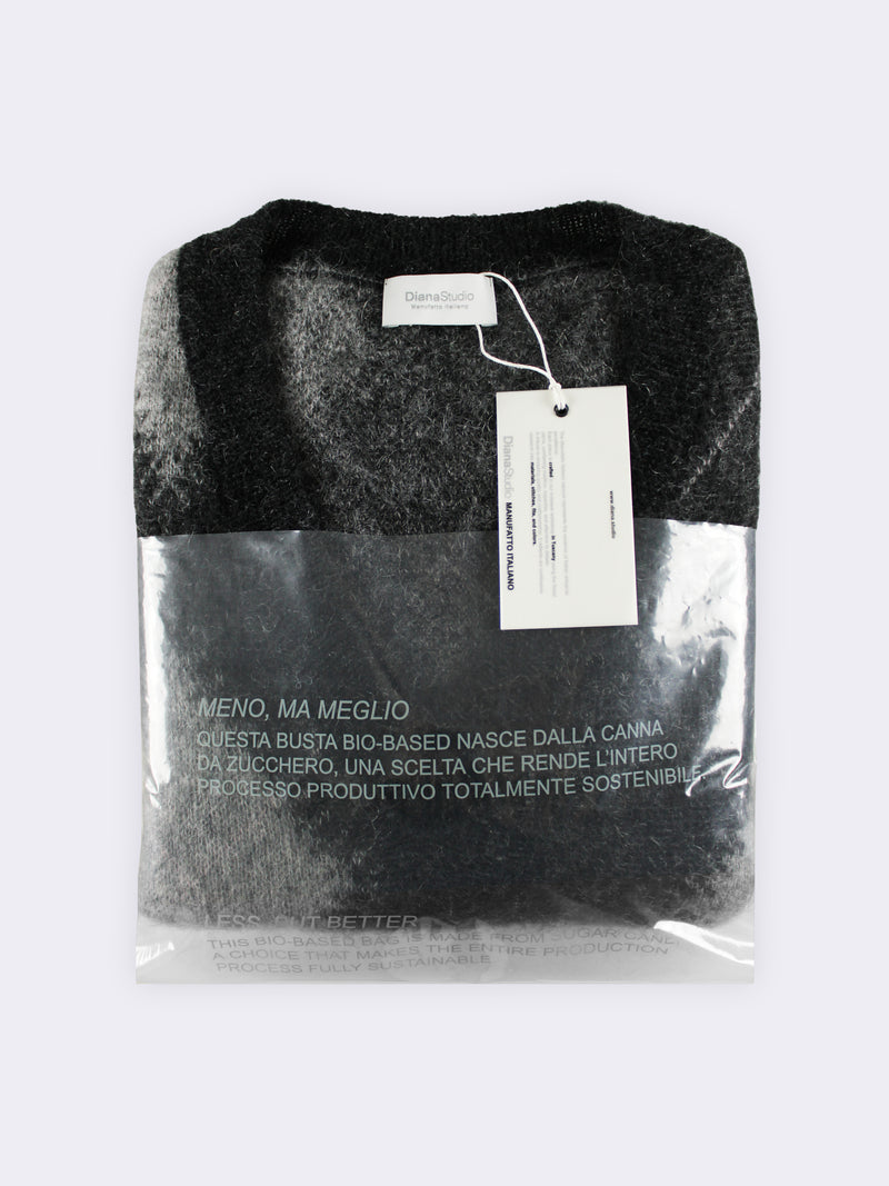 Argyle-Weste aus Superkid-Mohair
