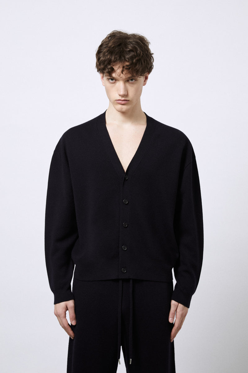 Cardigan in Lana Merino punto Milano