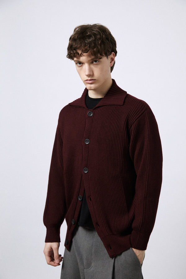 Jacke mit Knöpfen aus extrafeiner Merinowolle
