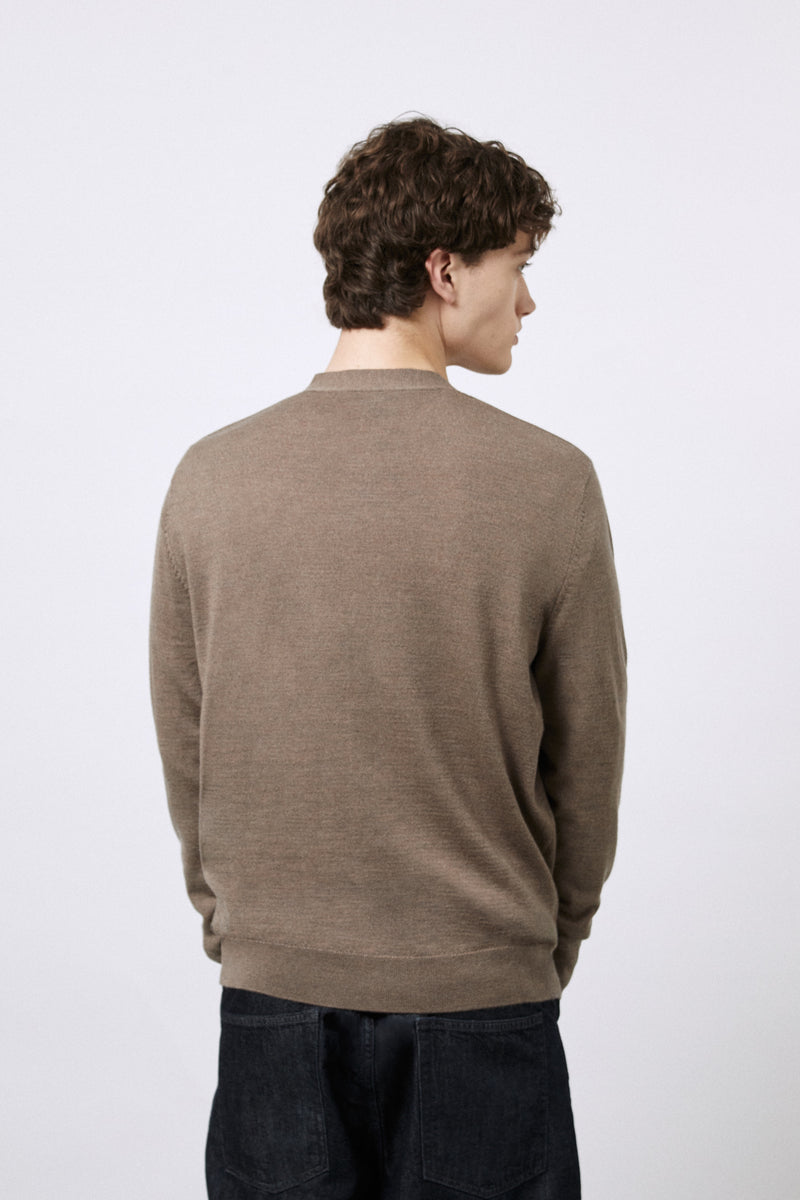 Cardigan in Lana Merino extrafine