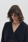 Cardigan in Lana in Maglia Inglese