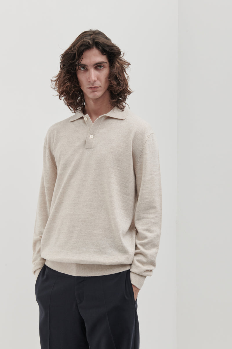 Polo in Lana Merino extrafine