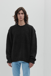 Oversized crewneck with Casentino workmanship