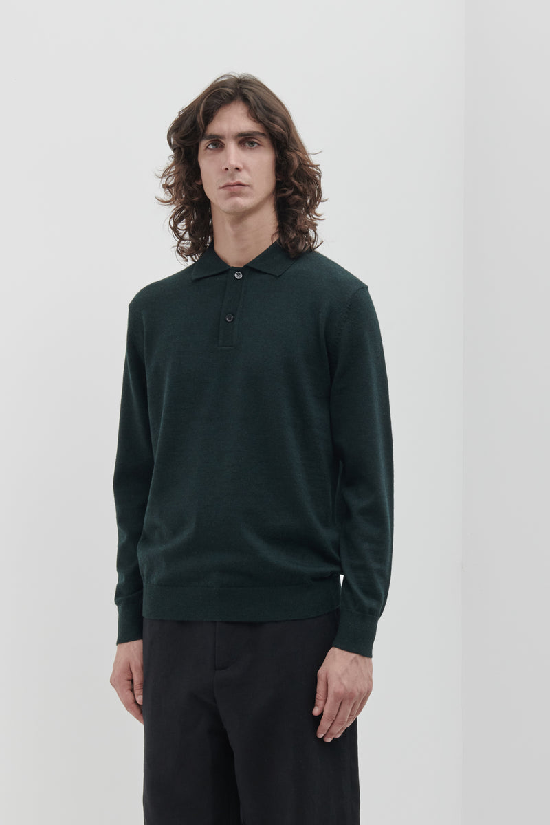 Polo in Lana Merino extrafine