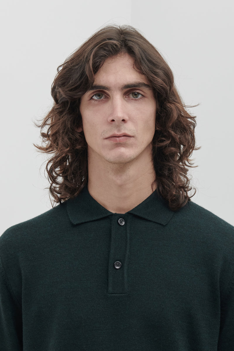 Polo in Lana Merino extrafine