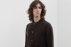 Cardigan con collo serafino misto Lana Merino bouclé