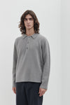 Polo aus Merino-Bouclé-Wolle