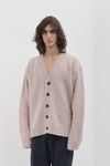 Cardigan oversize con lavorazione Casentino