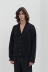 Cardigan oversize con lavorazione Casentino