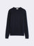 Cotton and Cashmere Crew Neck Sweater