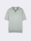 Crêpe viscose polo shirt