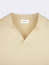 Crêpe viscose polo shirt