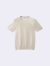 T-shirt in Cotone crêpe con microstruttura