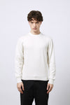 Cotton and Cashmere Crew Neck Sweater