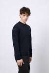 Cotton and Cashmere Crew Neck Sweater