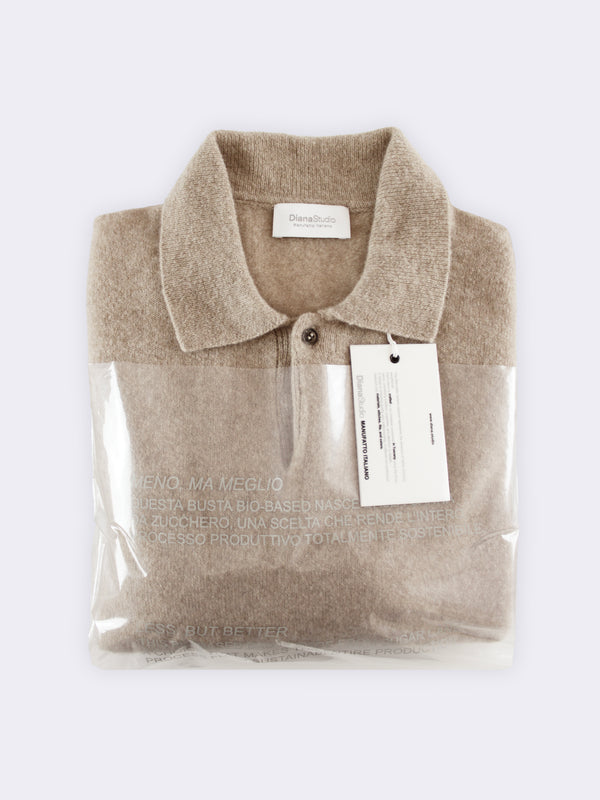Polo nuvola in Cashmere e Lana