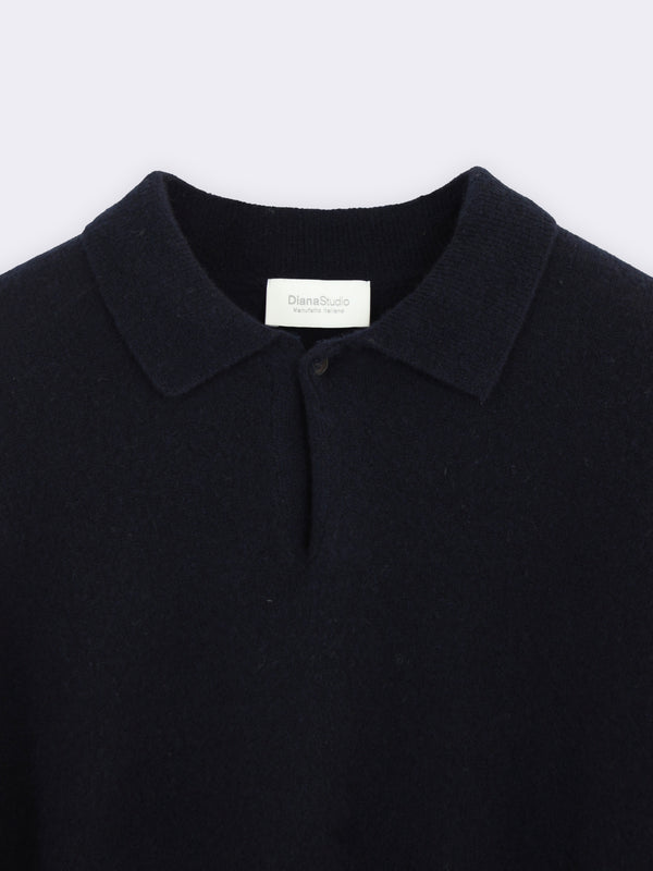 Polo nuvola in Cashmere e Lana