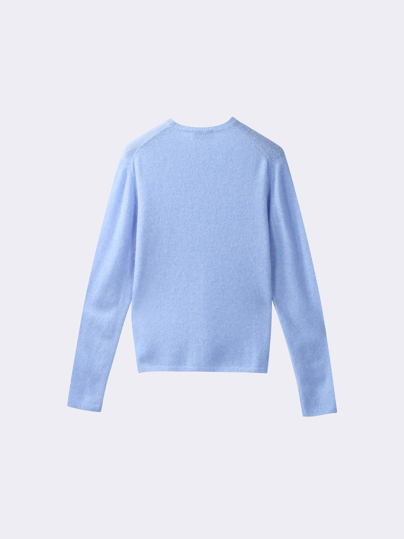 Girocollo nuvola in Cashmere e Lana