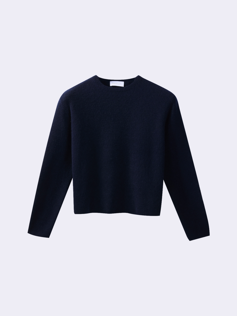 Girocollo nuvola in Cashmere e Lana