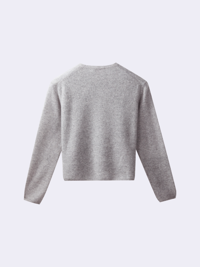Girocollo nuvola in Cashmere e Lana