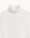 Collo Alto in Maglia Rasata in Cotone - Immagine 2