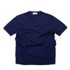 T-Shirt in maglia in Cotone Leggero - Variante Blu Navy - Immagine 6