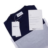T-Shirt in maglia in Cotone Leggero - Variante Blu Navy - Immagine 7