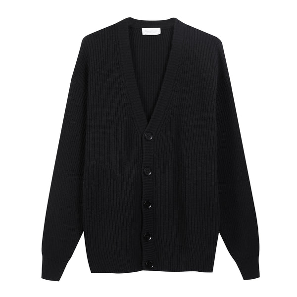 Cardigan in Lana in Maglia Inglese