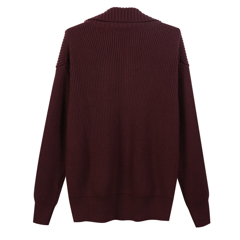 Giacca con bottoni in Lana Merino extrafine