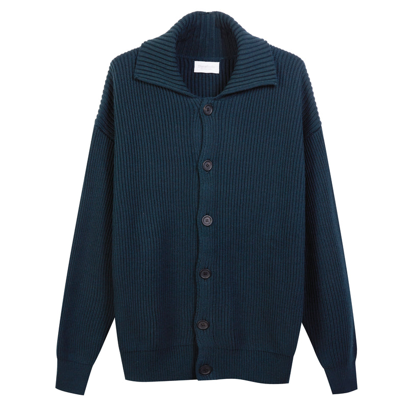 Giacca con bottoni in Lana Merino extrafine