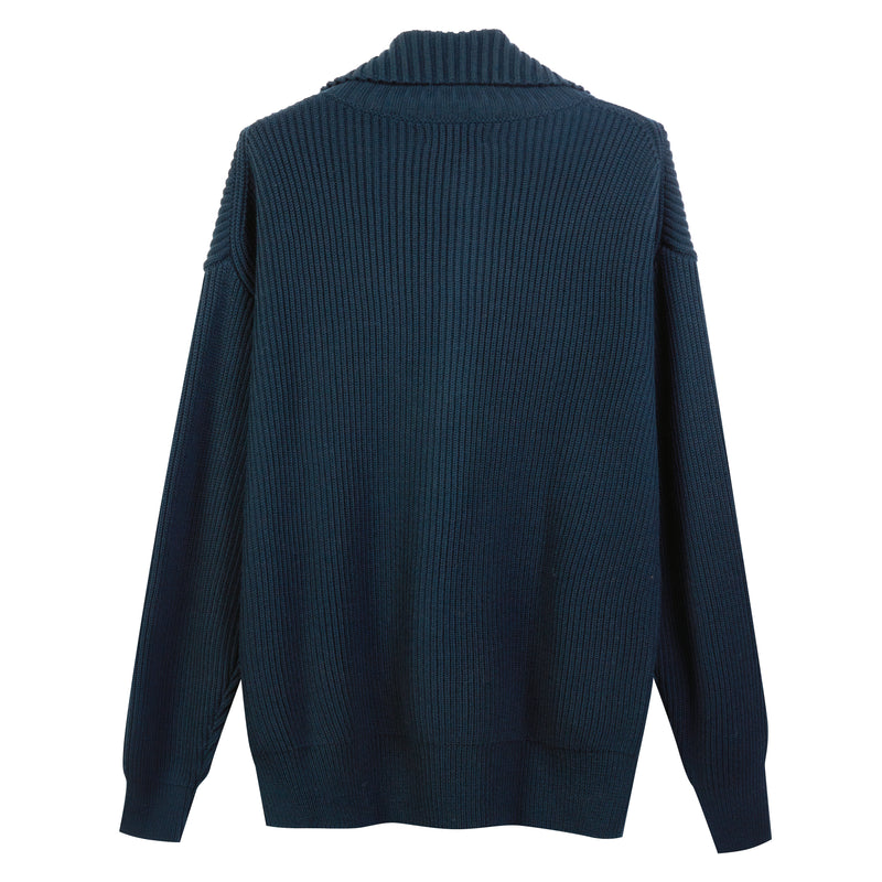 Giacca con bottoni in Lana Merino extrafine