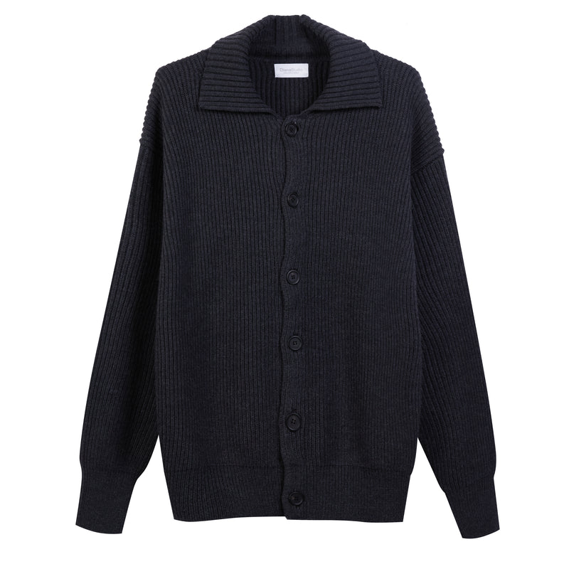 Giacca con bottoni in Lana Merino extrafine