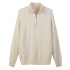 Mezza zip in Lana in Maglia Inglese
