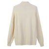 Mezza zip in Lana in Maglia Inglese