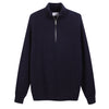 Mezza zip in Lana in Maglia Inglese