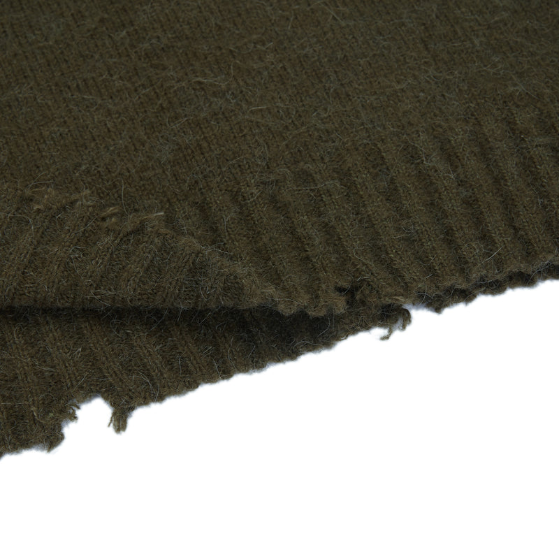 Girocollo garzato in misto Alpaca