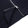 Giacca zip in Lana Merino