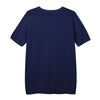 T-Shirt in maglia in Cotone Leggero - Variante Blu Navy - Immagine 4