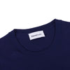 T-Shirt in maglia in Cotone Leggero - Variante Blu Navy - Immagine 3